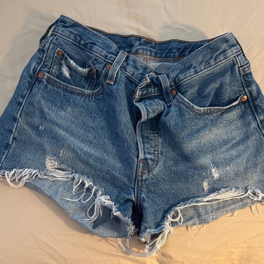 Levi's Classic Blue Jean Shorts